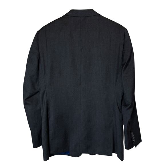 J. Hilburn Men's Wool Two-Button Gray Blazer size 41R - Picture 4 of 6